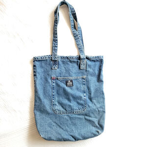 BDG Urban Outfitters Denim Jean Tote Bag Purse Jurse Maximalist Large